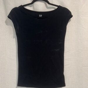 GAP Black Fitted Short Sleeve Tee